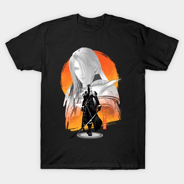 Silver-Haired SOLDIER v1 T-Shirt by plonkbeast